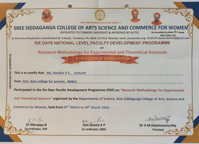 nandini fdp